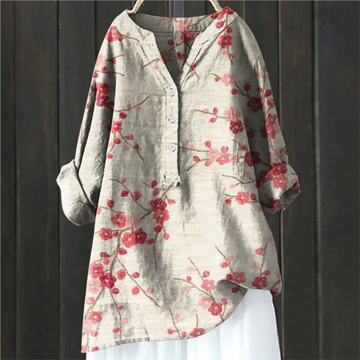 Zoha | Casual Blouse met Bloemenprint